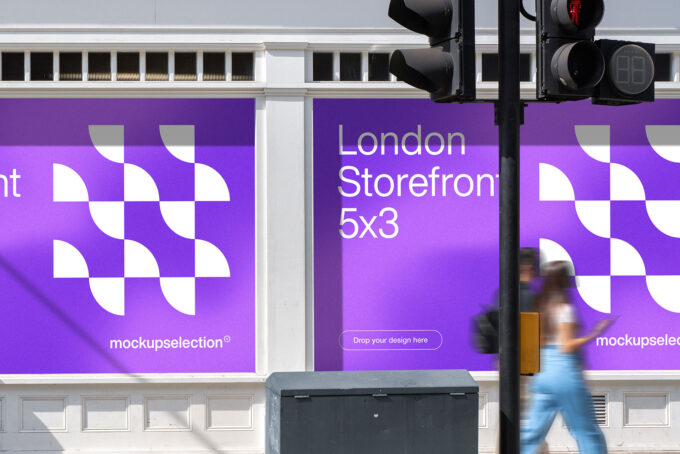 Second London Storefront Design Mockup