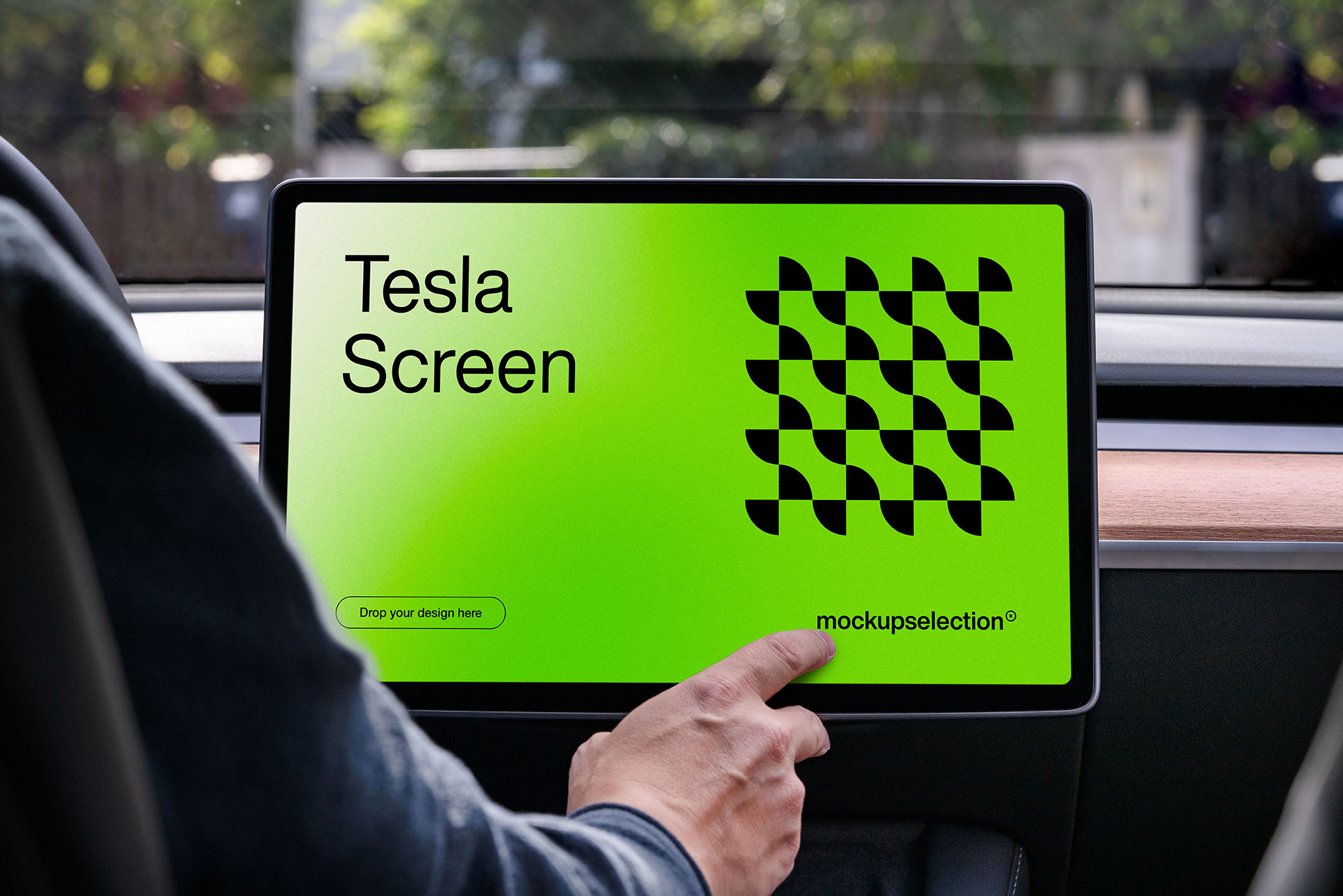 Tesla Screen Mockup - Mockup Selection