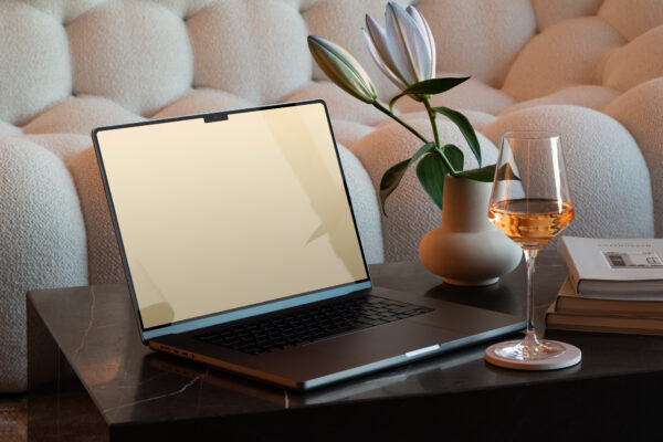 Side view of MacBook Pro 16